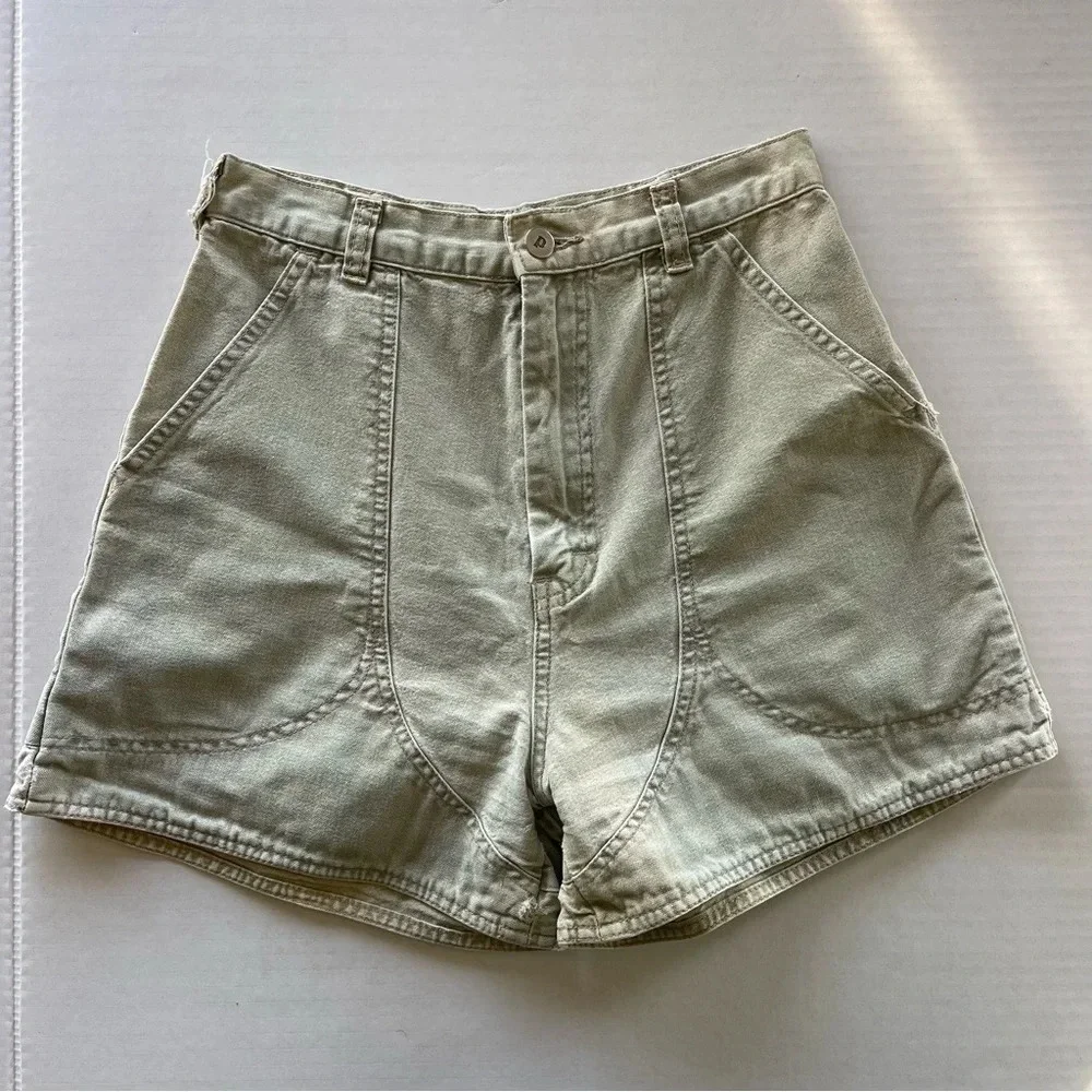 Patagonia Shorts stand up tulip petal khaki tan high rise short safari vintage
